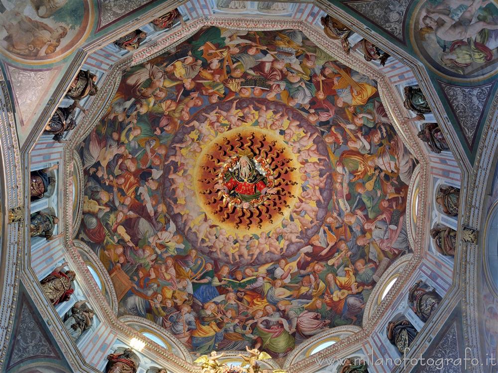 Saronno (Varese, Italy) - Interior of the dome of the Sanctuary of the Blessed Virgin of the Miracles